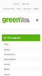 Mobile Screenshot of greenshoponline.com.au